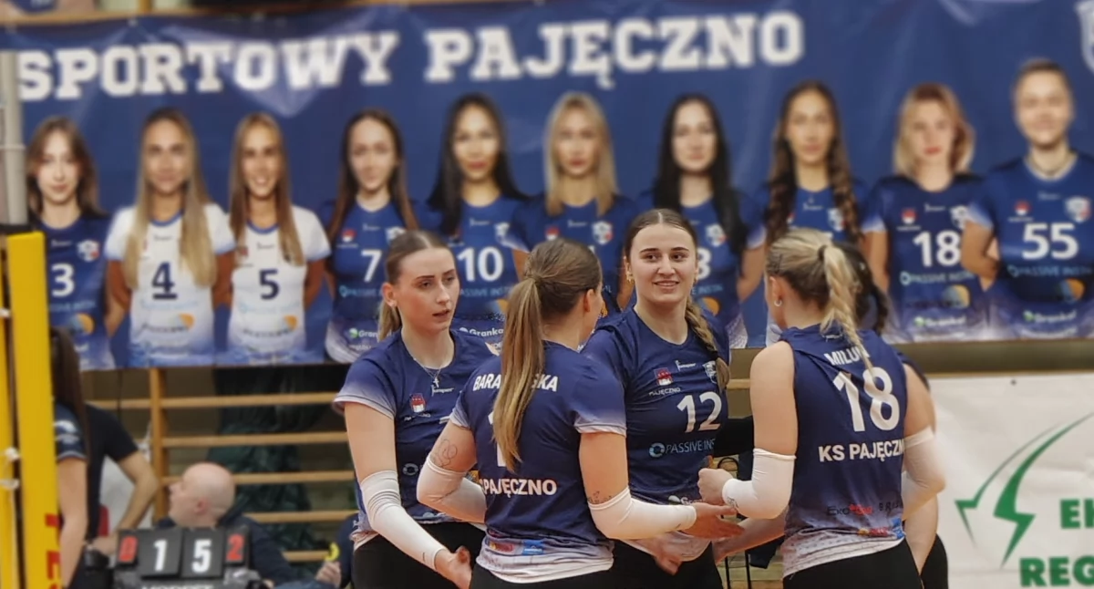 Na zdjęciu siatkarki Klubu Sportowego Pajęczno/fot. Łukasz Płuciennik 