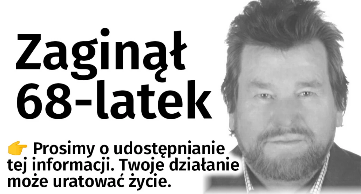 Zdjęcie zaginionego mężczyzny / fot.: archiwum policji