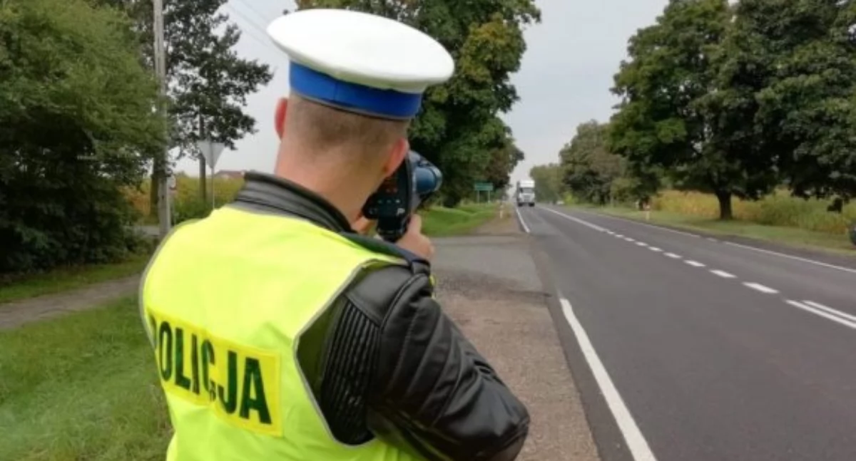 Zdjęcie z działań kontrolnych wieluńskiej drogówki / fot.: KPP w Wieluniu
