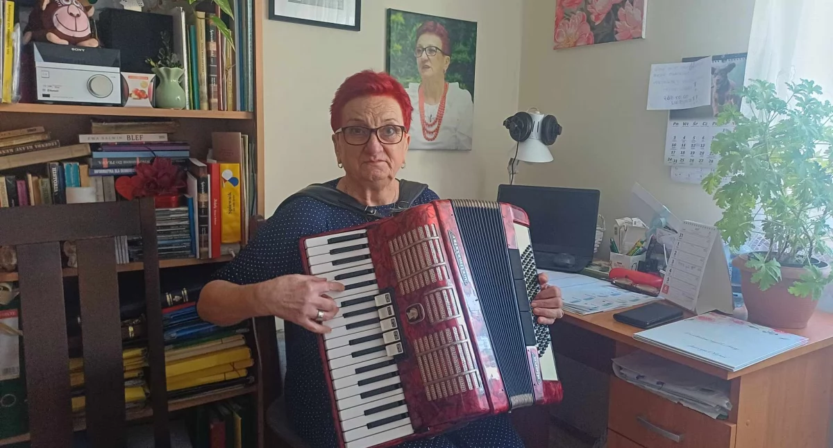 Zdjęcia ze spotkania z Jadwigą Olejnik ze Skomlina / fot.: Elżbieta Mizak