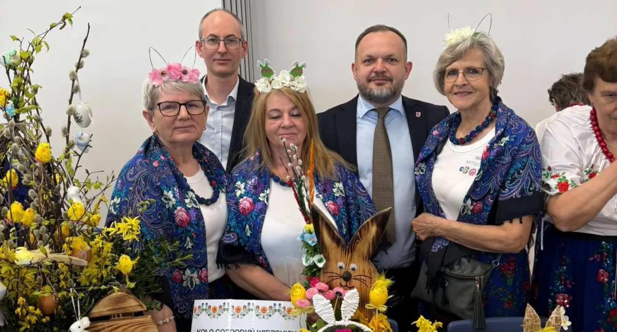 Zdjęcie z konferencji ,,Wielkanoc z KGW/ fot.: Starostwo Powiatowe w Wieluniu