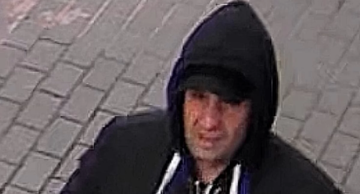 Na zdjęciu mężczyzna, który mógł brać udział w przestępstwie. O pomoc w jego identyfikacji prosi kępińska policja / Fot. KPP Kępno