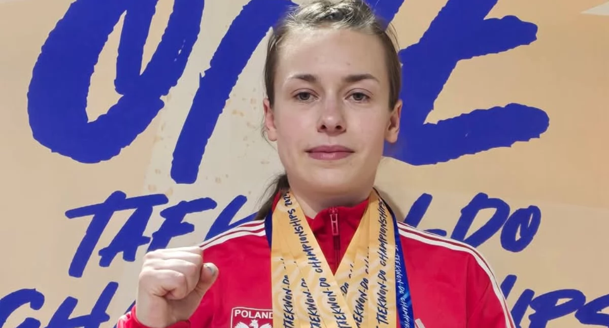 Na zdjęciu Aleksandra Polak/fot. Taekwon-do SKT.Niedźwiedź