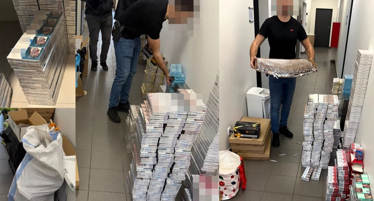 W sklepie zabezpieczono torbę z ponad tysiącami papierosów bez akcyzy / fot.: archiwum policji