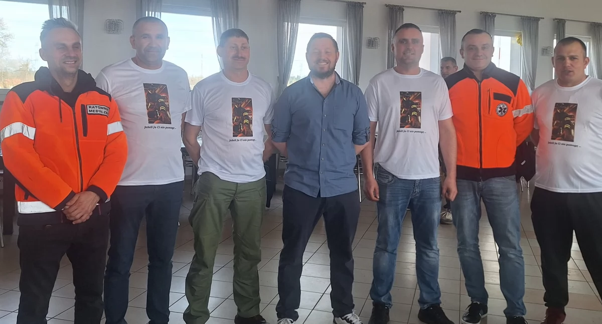 Na zdjęciu uczestnicy Kursu Kwalifikowanej Pierwszej Pomocy w OSP w Siemkowicach/ fot.: OSP Siemkowice