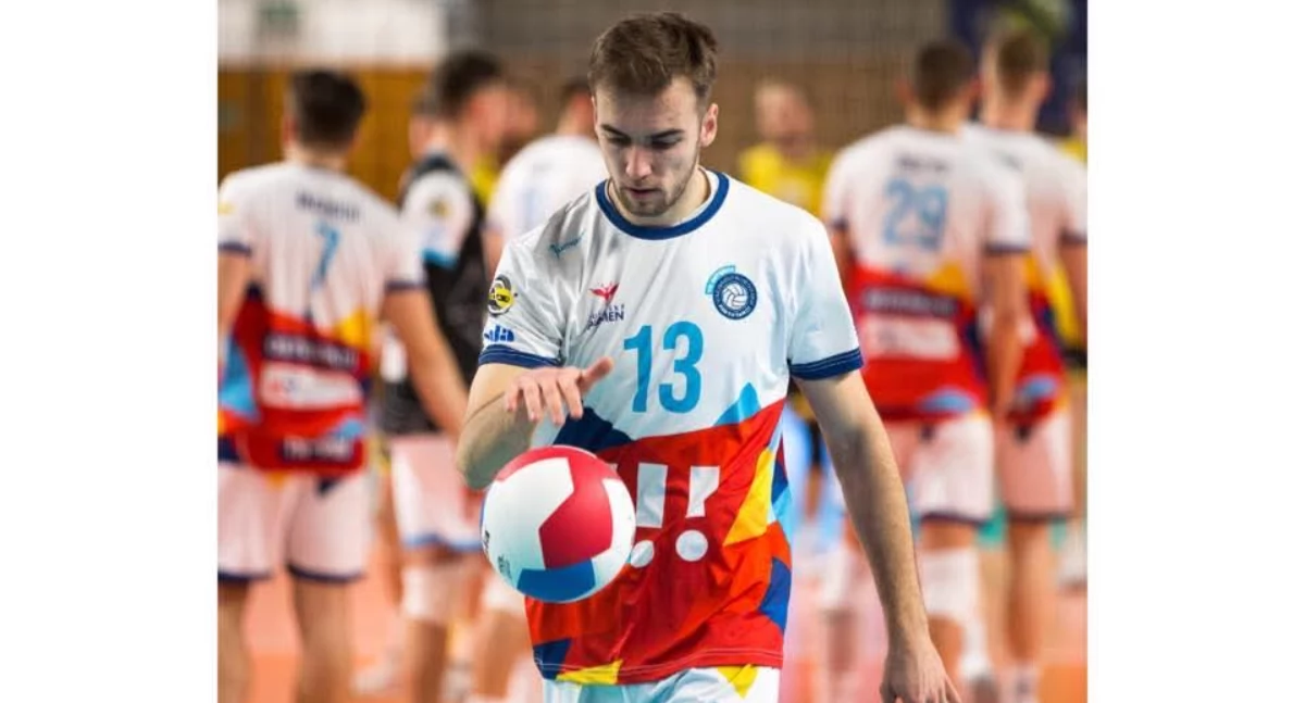 Na zdjęciu Jakub Chwastyk w barwach VK Ostrava/fot. VK. Ostrava