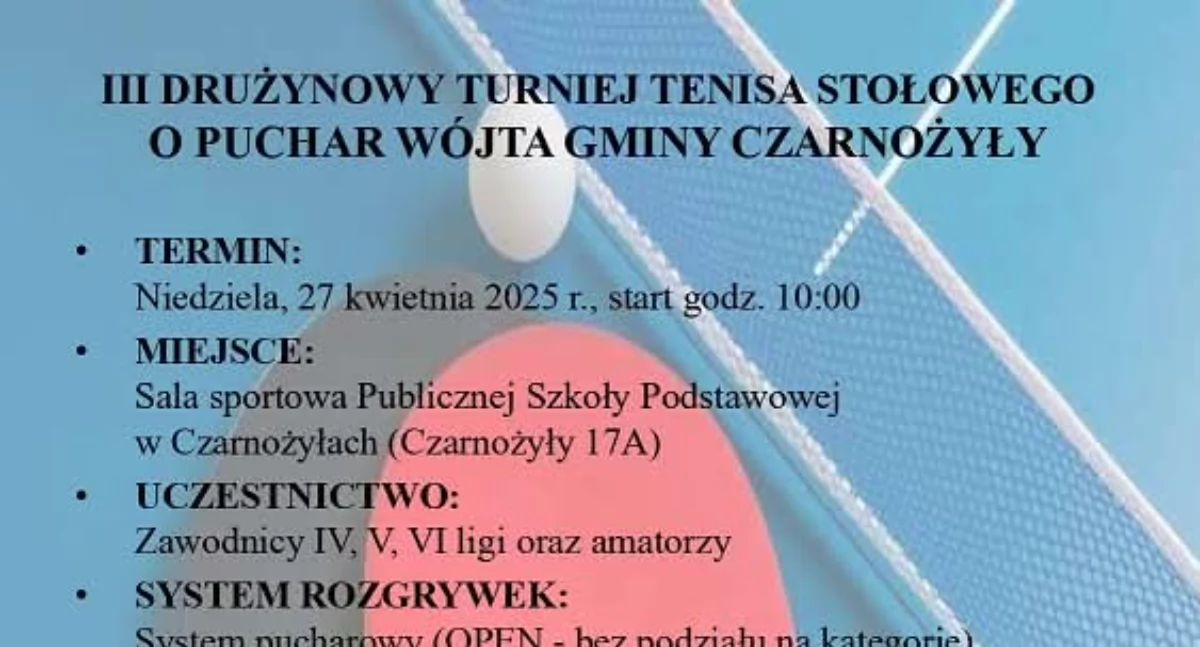 Na zdjęciu plakat promujący wydarzenie/fot. gmina Czarnożyły 
