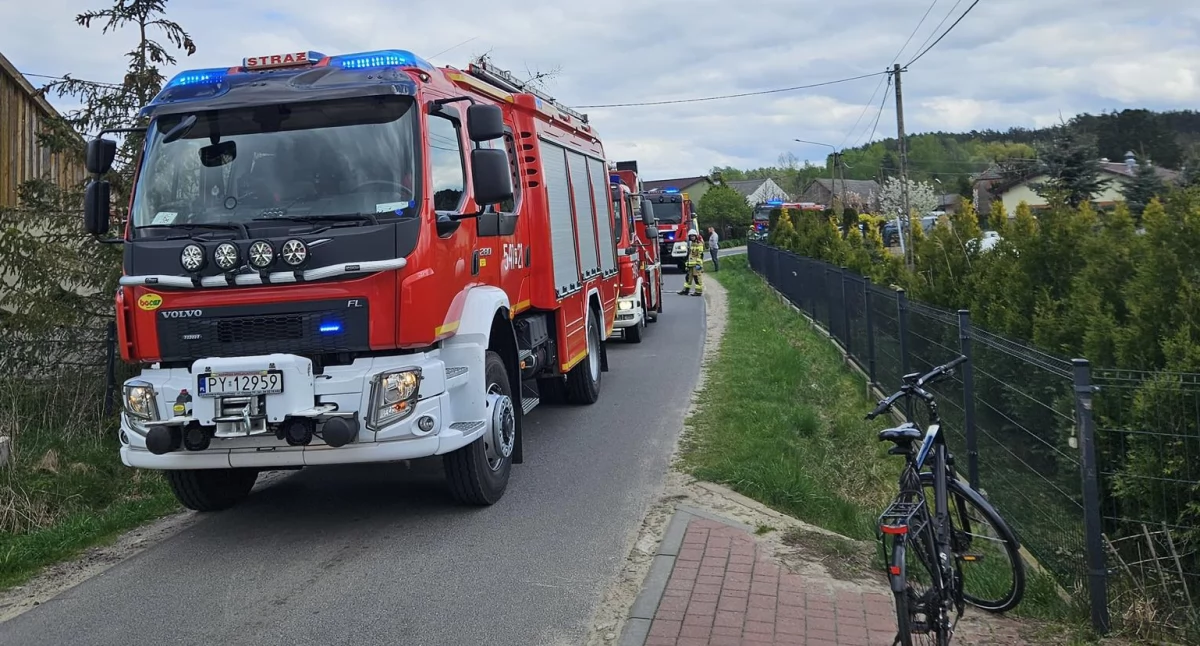 Na zdjęciu miejsce tragicznego wypadku / Fot. Facebook / Komenda Powiatowa Państwowej Straży Pożarnej w Ostrzeszowie