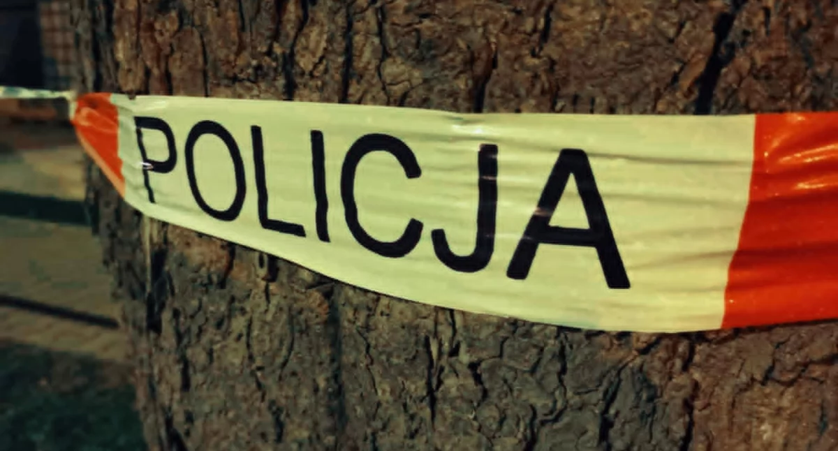 Zdjęcie z miejsca interwencji policji w Wieluniu / fot.: Sławomir Rajch