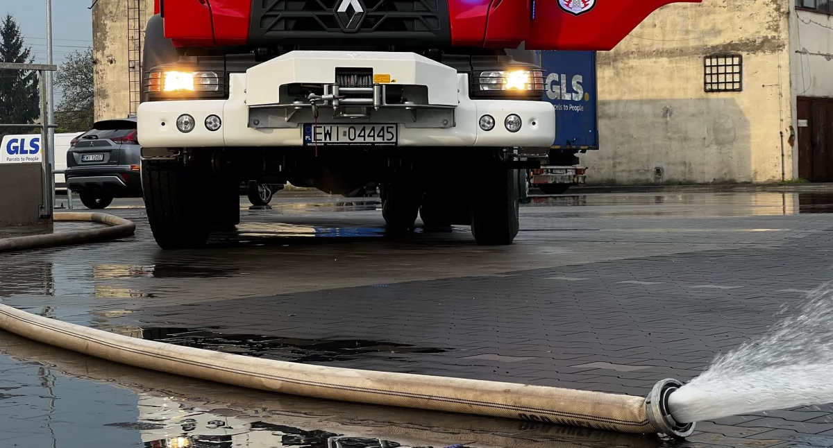 Zdjęcie z interwencji Ochotniczej Straży Pożarnej z Wielunia / fot.: OSP Wieluń