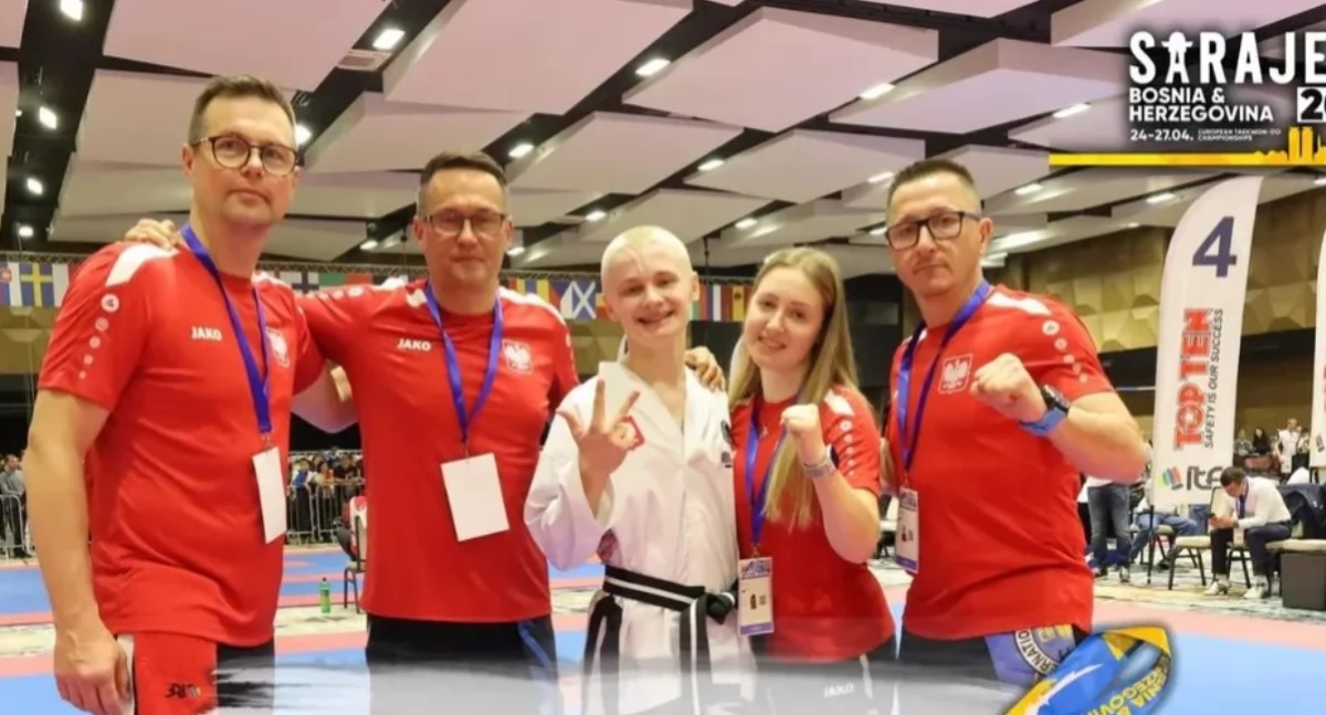 Na zdjęciu Piotr Nagielski, zawodnik klubu LKS Victorii Taekwon-do Działoszyn/fot. Taekwon-do Polska