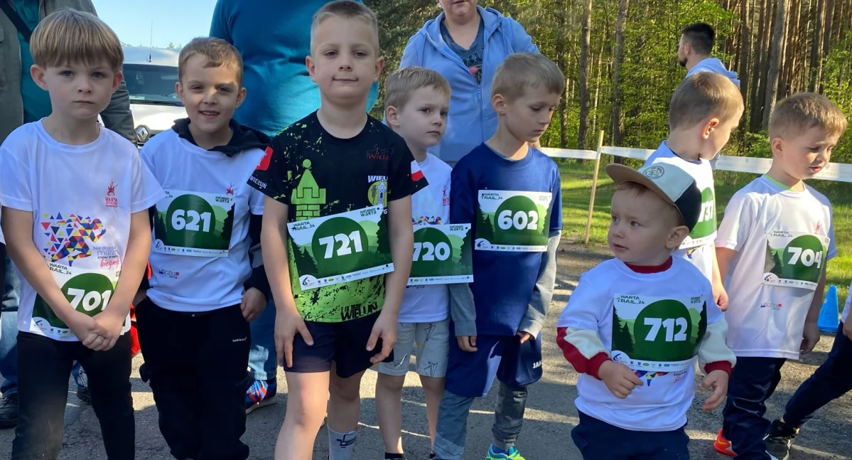 Zdjęcie z Warta Trail 24 w Patrzykowie- bieg przedszkolaka/ fot.: Iwona Augustyniak