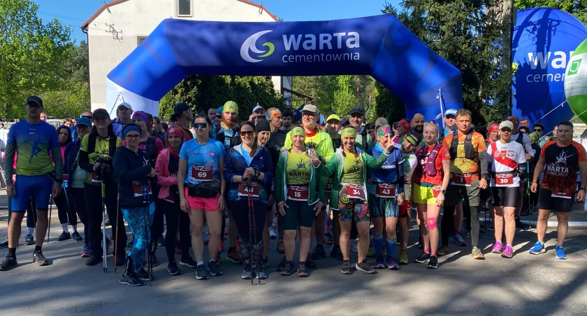 Na zdjęciu uczestnicy Warta Trail 24 w Patrzykowie/ fot.: Iwona Augustyniak