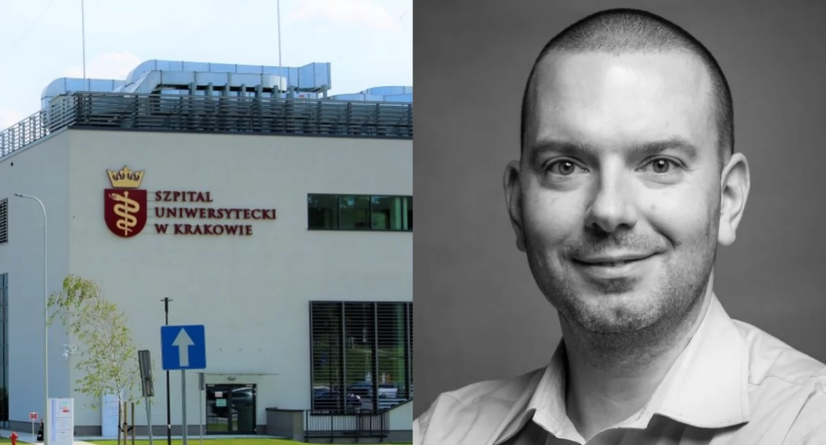Na zdjęciu tragicznie zmarły doktor Tomasz Solecki, który na co dzień pracował w Szpitalu Uniwersyteckim w Krakowie / Fot. Dział Kliniczny Uniwersytetu Jagiellońskiego, ORTOTOP Centrum Medyczne