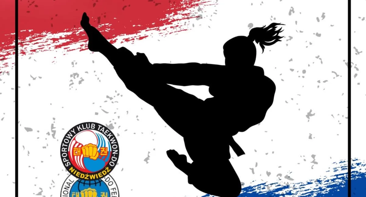 Na zdjęciu plakat promujący wydarzenie/fot. Taekwon-do SKT. Niedźwiedź 