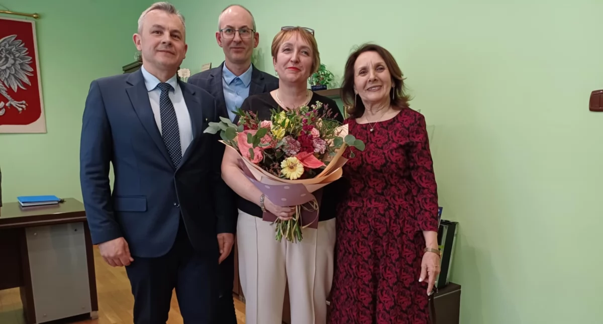 Zdjęcia z oficjalnego przejęcia funkcji dyrektorki w Gminnym Ośrodku Upowszechniania Kultury i Sportu w Ostrówku przez Annę Gliniarz / fot.: Elżbieta Mizak