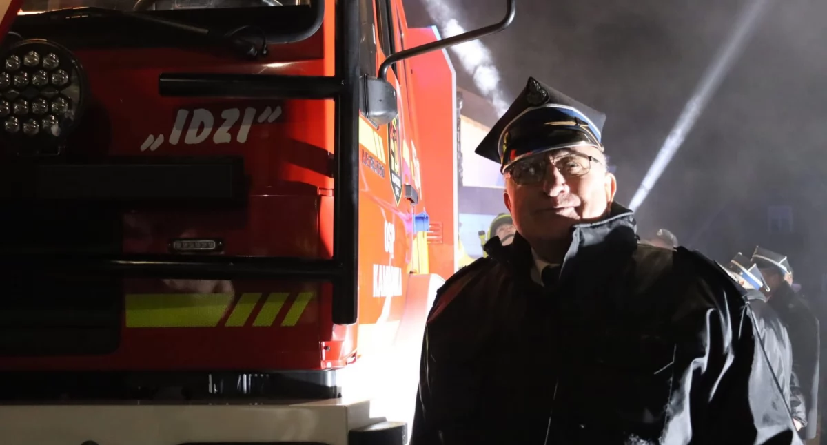 Na zdjęciu Idzi Każmierczak, najstarszy druh Ochotniczej Straży Pożarnej w Kamionce/ fot.: OSP Kamionka