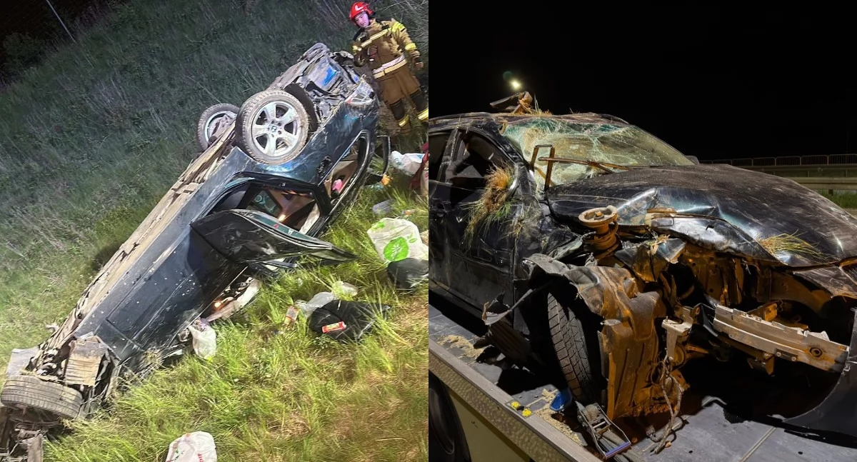 Na zdjęciu bmw, / Fot. Facebook / DiM Car Pomoc Drogowa 