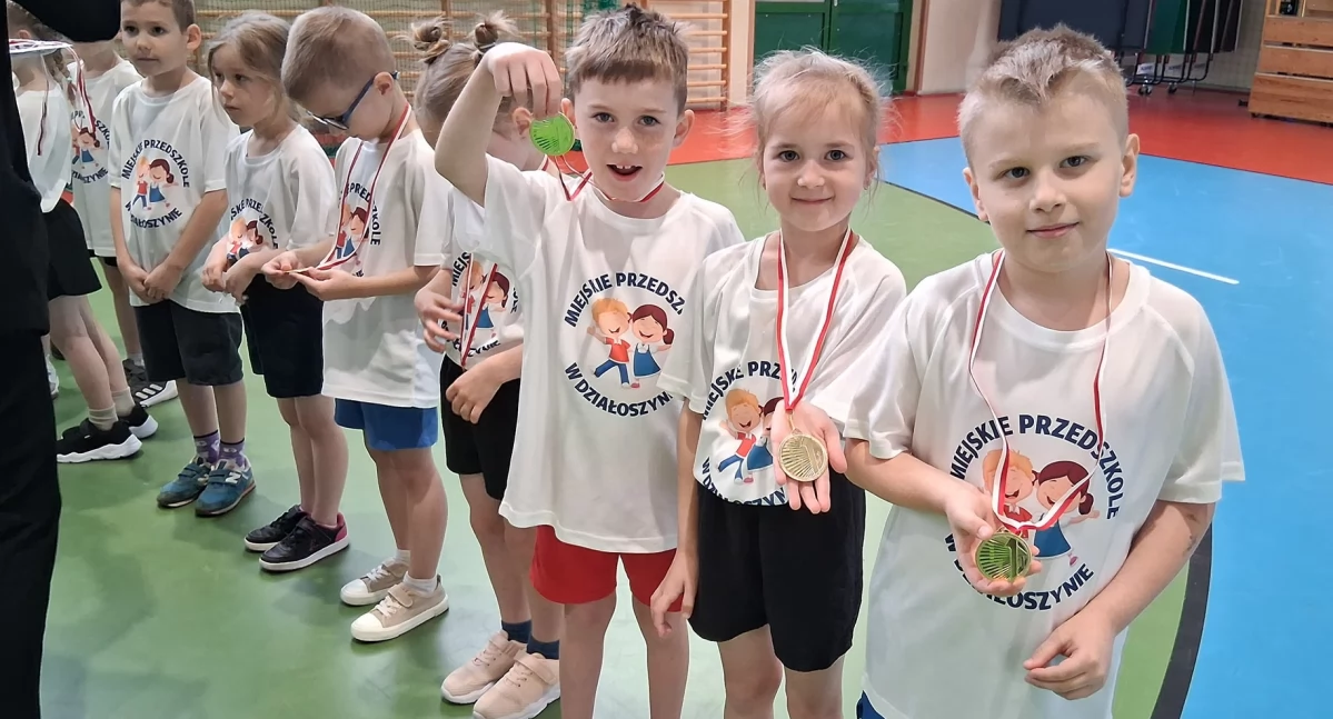 Zdjęcia z  XV Gminnej Olimpiady Sportowej Przedszkolaków w Działoszynie / fot.: Publiczne Przedszkole w Działoszynie