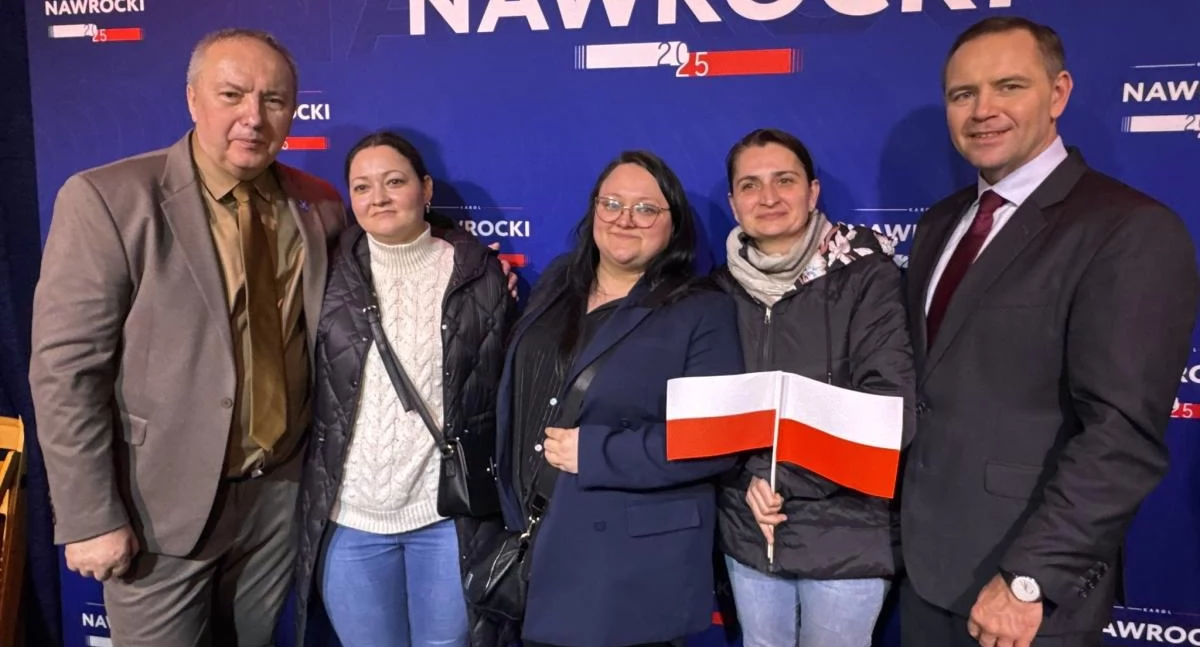 Zdjęcie ze spotkania z kandydatem na prezydenta RP Karolem Nawrockim / fot.: Sławomir Rajch
