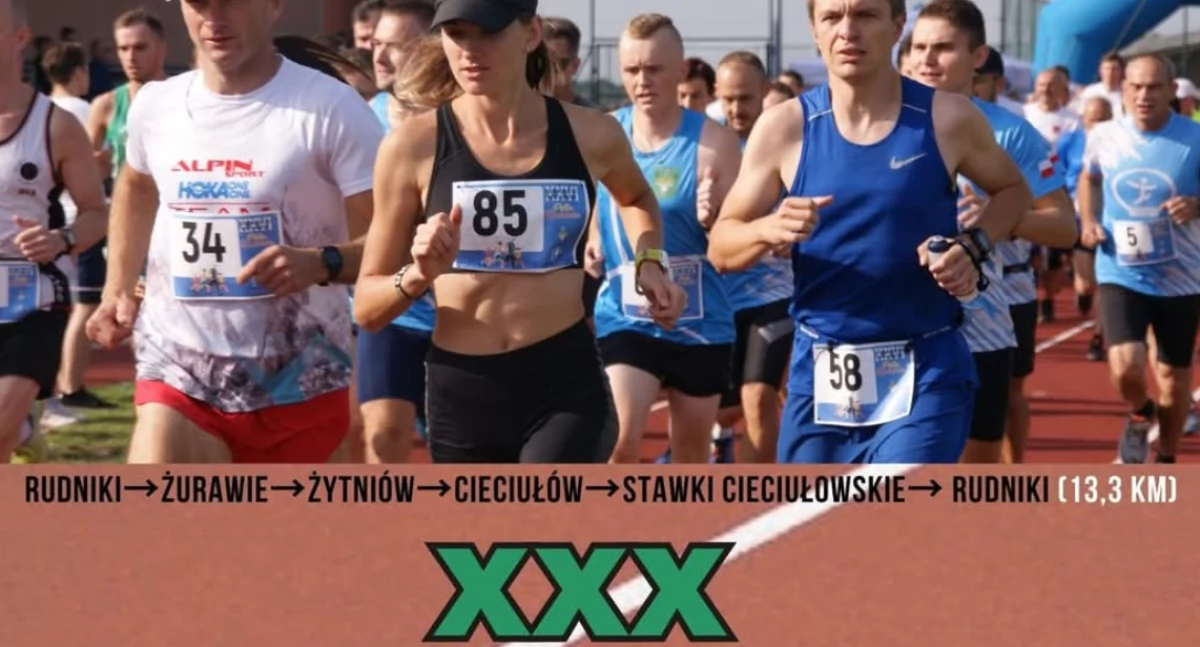 Na zdjęciu plakat promujący wydarzenie/fot. Ogólnopolski Bieg Masowy „Pętla Rudnicka