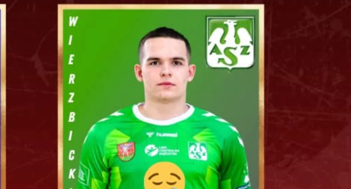 Na zdjęciu Franciszek Wierzbicki, wychowanek Mks-u Wieluń/ fot. Liga Centralna Piłkarzy Ręcznych 