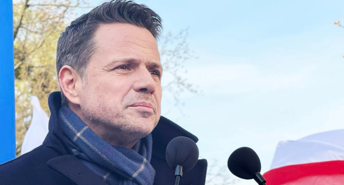 Rafał Trzaskowski, kandydat na prezydenta RP w Wieluniu / fot.: Sławomir Rajch
