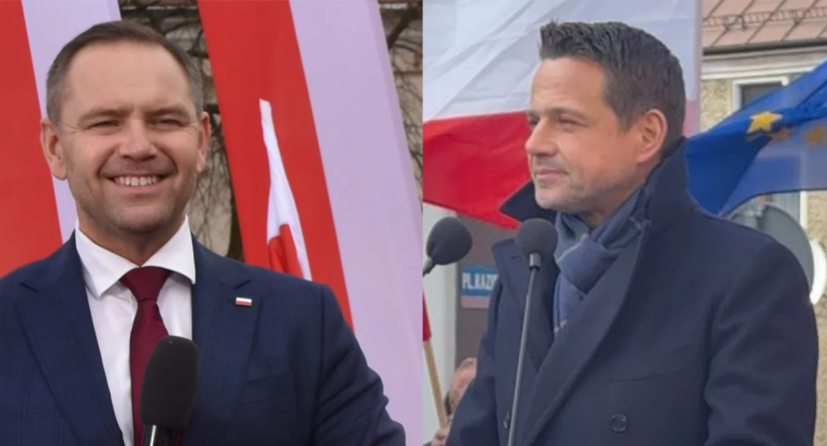 Na zdjęciu kandydaci na prezydenta: Karol Nawrocki i Rafał Trzaskowski / fot.: Sławomir Rajch