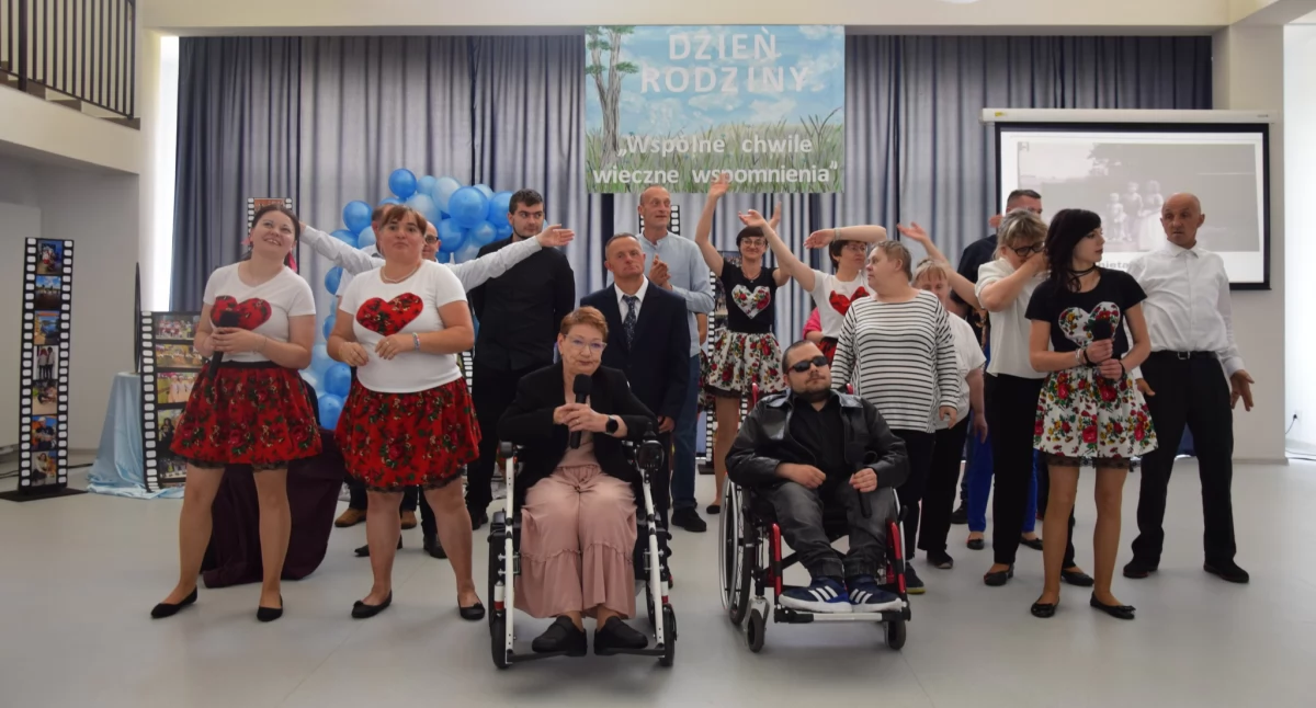 Zdjęcie z Dnia Rodziny w Środowiskowym Domu Samopomocy w Strobinie/ fot.: ŚDS Strobin
