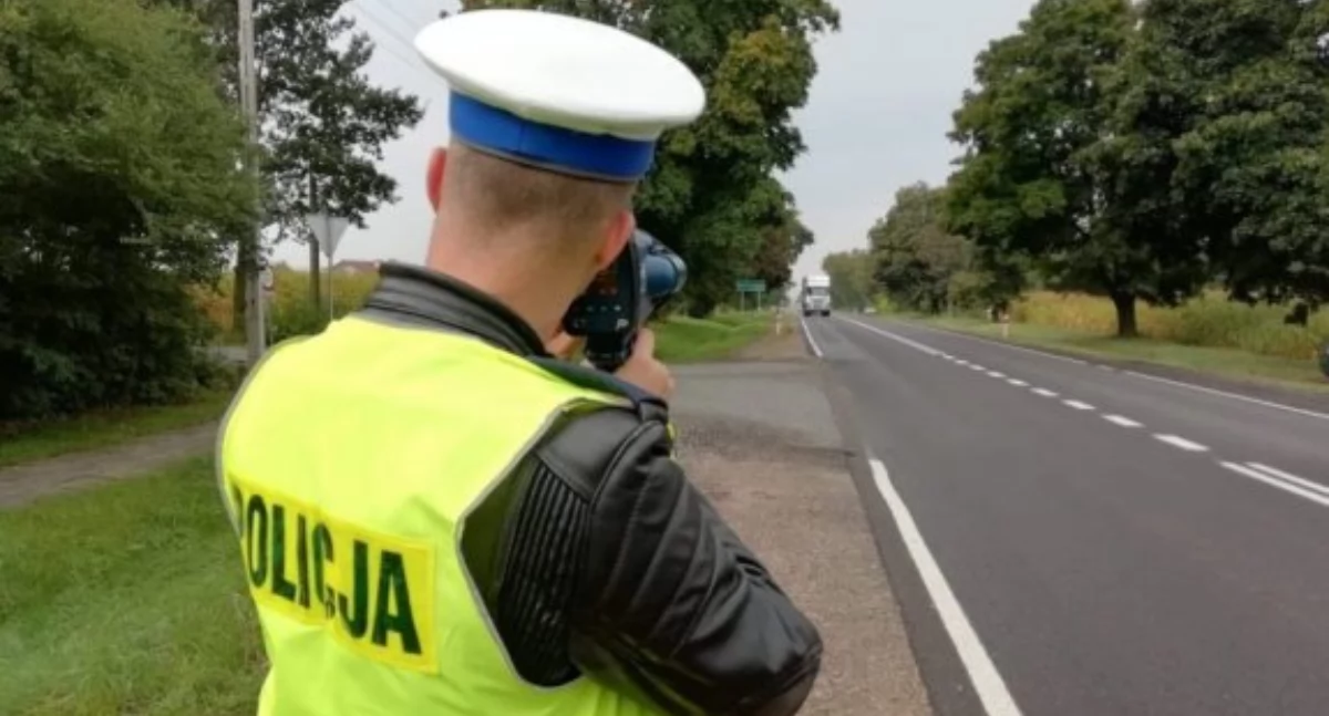 Zdjęcie poglądowe z działań wieluńskiej drogówki / fot. KPP w Wieluniu