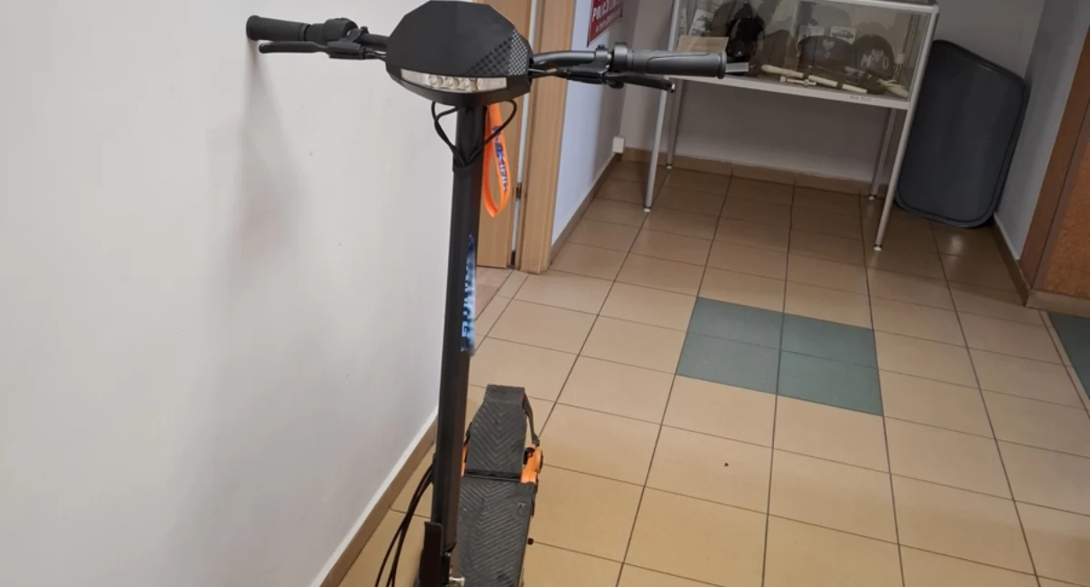 Na zdjęciu jedna ze skradzionych hulajnóg / Fot. KPP Kępno