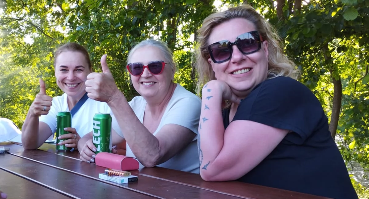 Na zdjęciu goście biesiady podczas Dni Osjakowa / fot.: Joanna Major