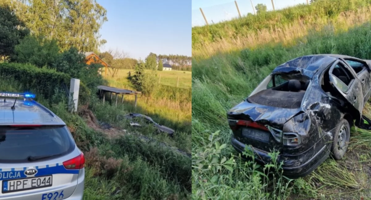 Na zdjęciu miejsce zdarzenia / Fot. KPP Bełchatów