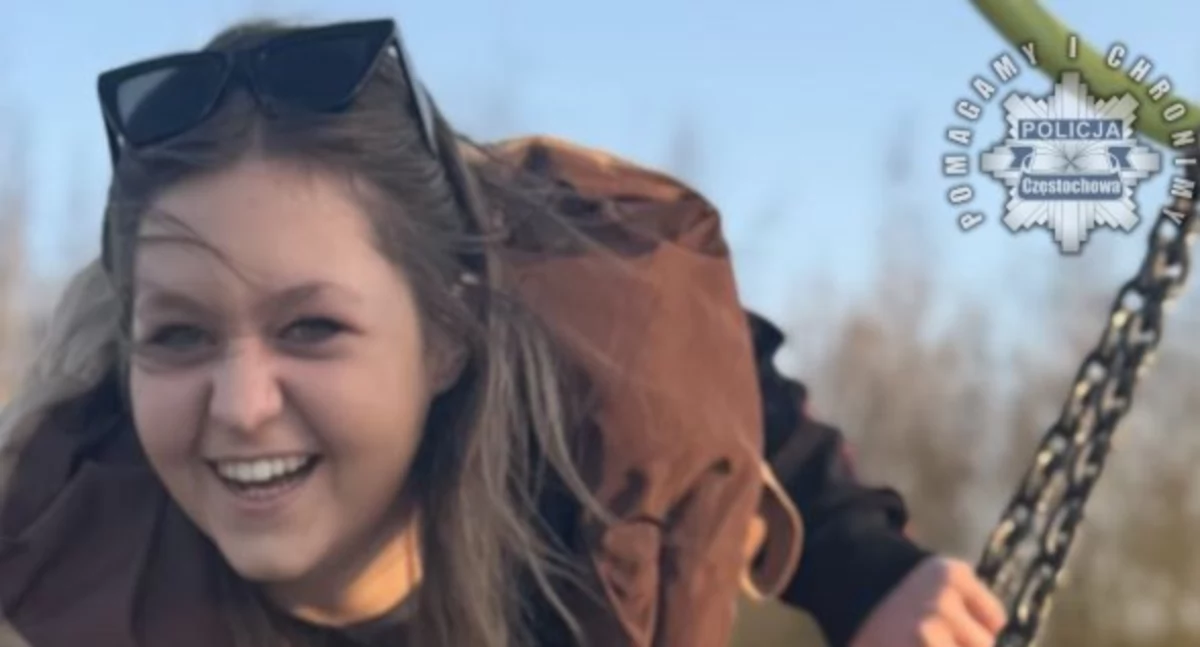 Na zdjęciu poszukiwana Gabriela Kuberska / Fot. KMP Częstochowa