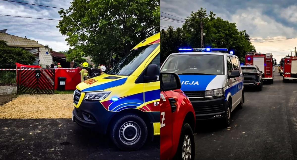 Na zdjęciu miejsce tragicznego zdarzenia / Fot. Facebook / Śląska Policja