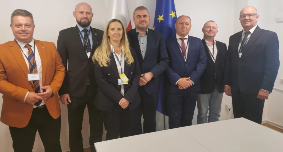 Zdjęcie ze spotkania w Ministerstwie Infrastruktury/ fot.: Gmina Rusiec