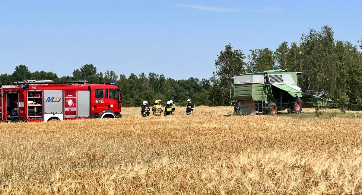 Zdjęcia z akcji gaszenia pożaru w Białej w gminie Rząśnia / fot.: OSP Rząśnia