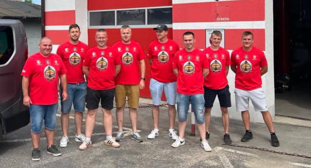 Na zdjęciu druhowie z Ochotniczej Straży Pożarnej w Czarnożyłach/fot.: OSP KSRG Czarnożyły