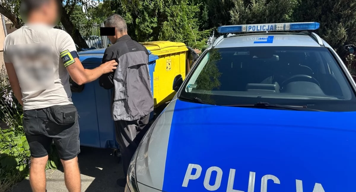 Na zdjęciu jeden z zatrzymanych podpalaczy / Fot. KMP Łódź