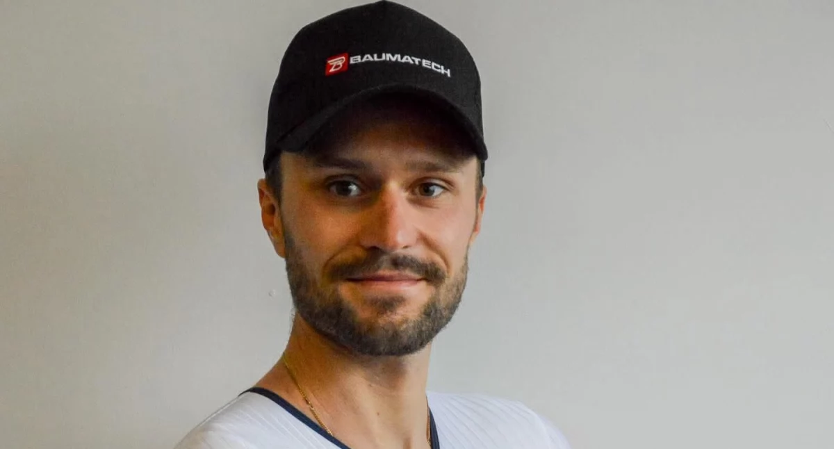 Na zdjęciu Adam Kuś, nowy/stary kolarz Mlks Wieluń/fot. archiwum prywatne Adam Kuś 