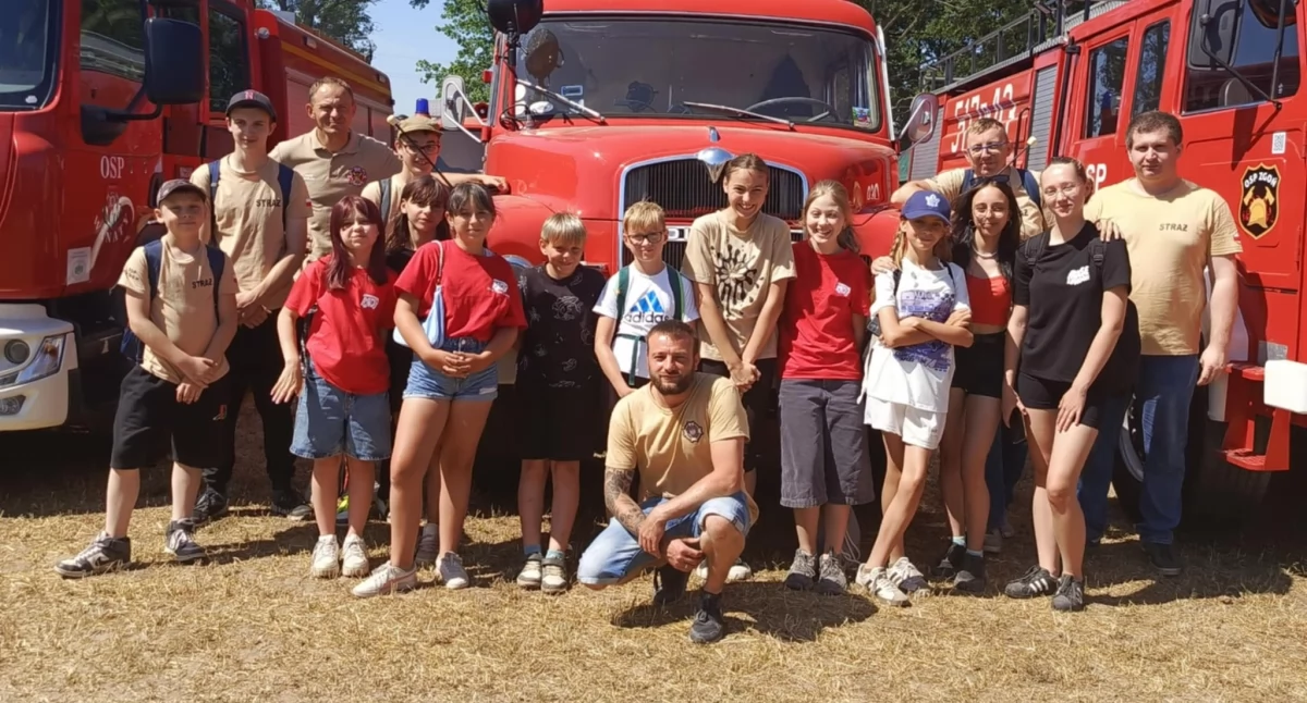 Zdjęcie z wyjazdu na XV Fire Truck Show do Główczyc/fot.: OSP KSRG Skrzynno