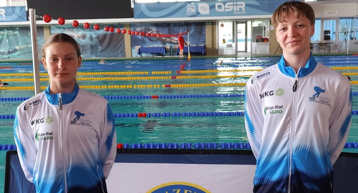 Na zdjęciu reprezentantki Meduzy Pajęczno Maria Mazur oraz Oliwia Ryś/fot. Grzegorz Boroń 