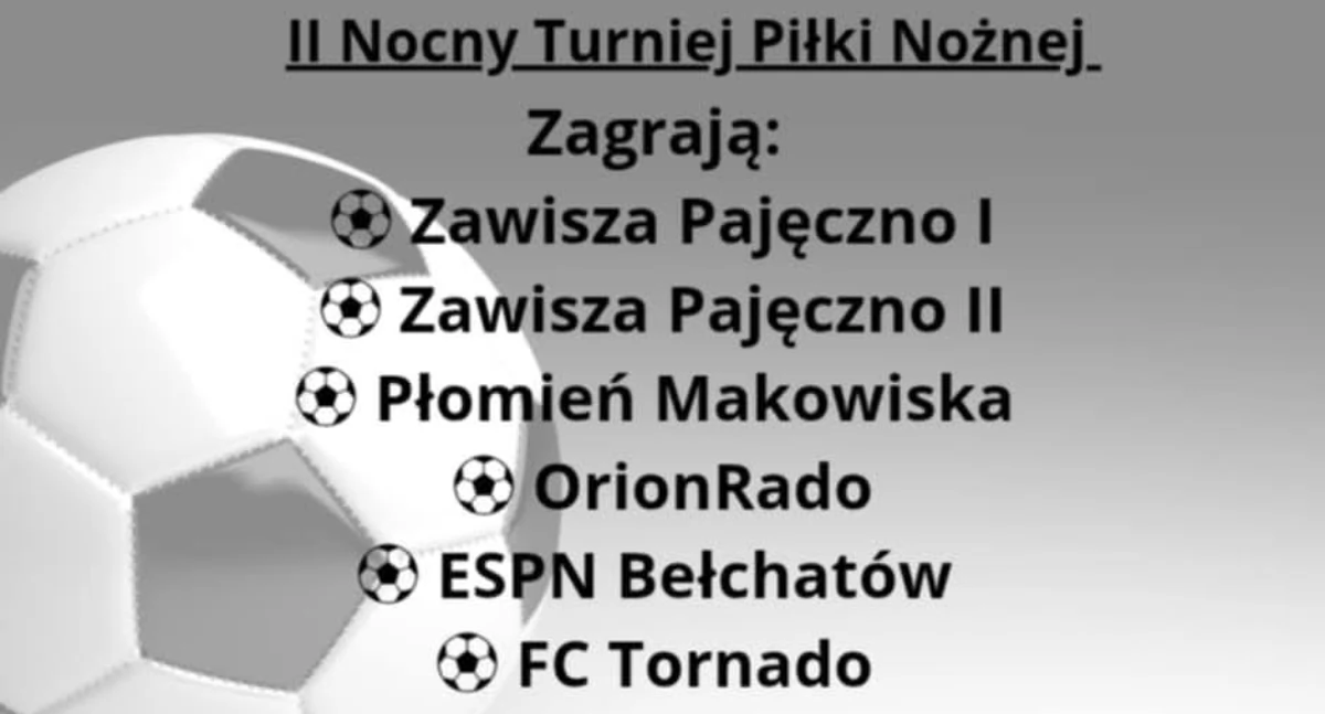 Na zdjęciu plakat promujący wydarzenie/fot. Zawisza Pajęczno 
