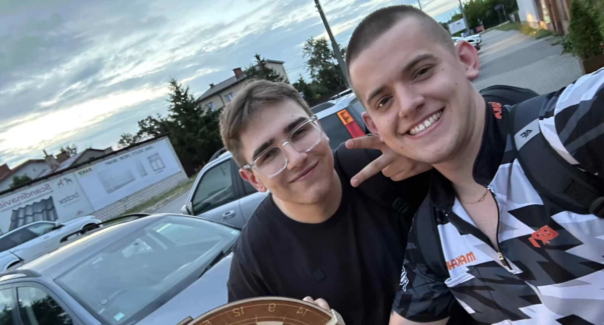 Na zdjęciu darciści od lewej: Piotr Podgórski i Bartek Płuska / fot. Bratek Płuska