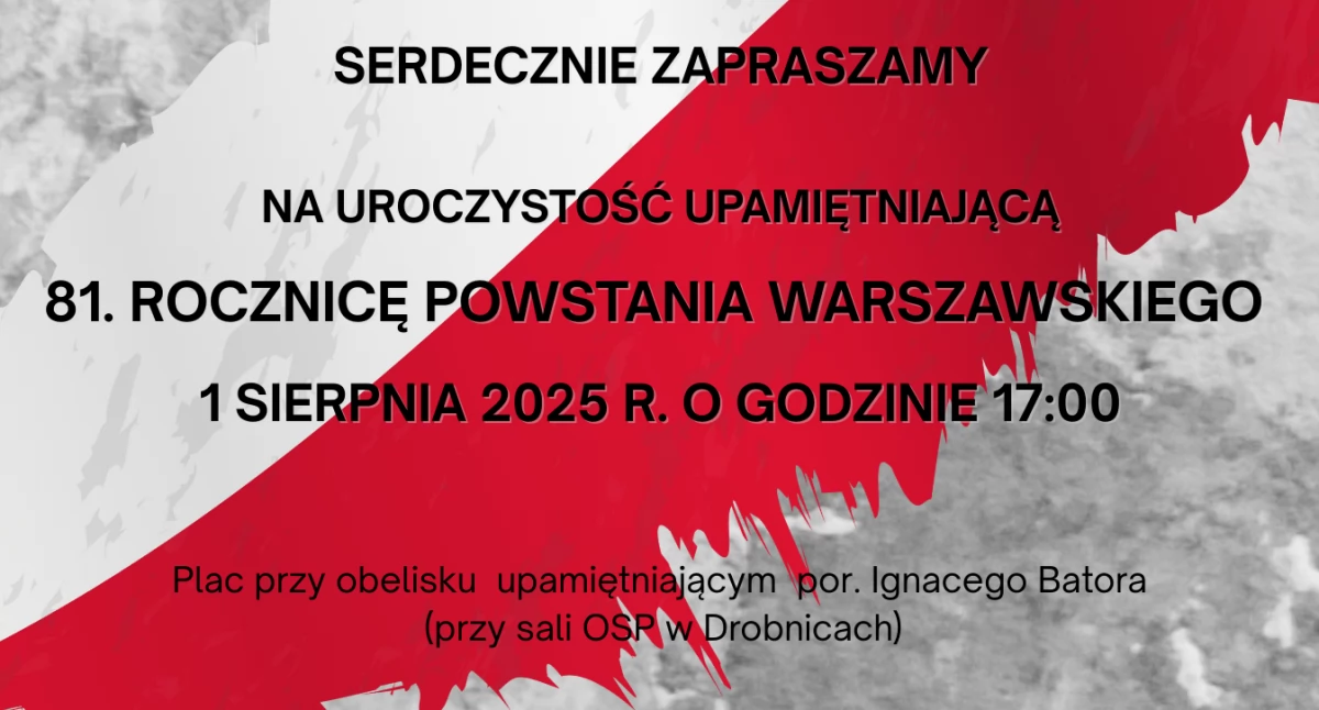plakat informacyjny