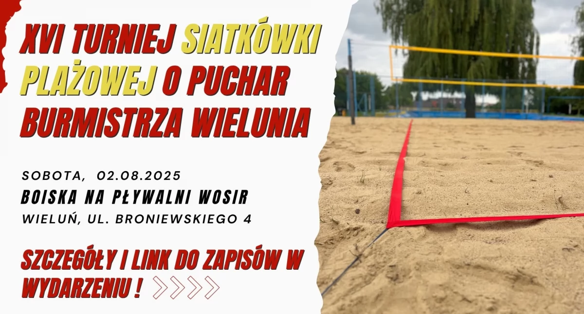 Na zdjęciu plakat promujący wydarzenie/fot. WOSiR Wieluń