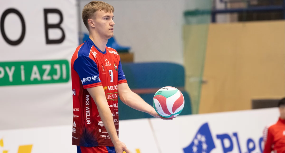 Na zdjęciu były już siatkarz WKSu Wieluń - Filip Jarosiński/fot. Martyna Preś, Tomasz Matusiak (wszystkie)