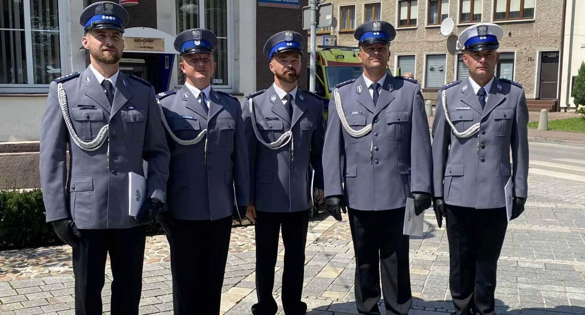 Zdjęcie z obchodów Międzypowiatowego Święta Policji w Wieluniu/fot.: Iwona Domagała