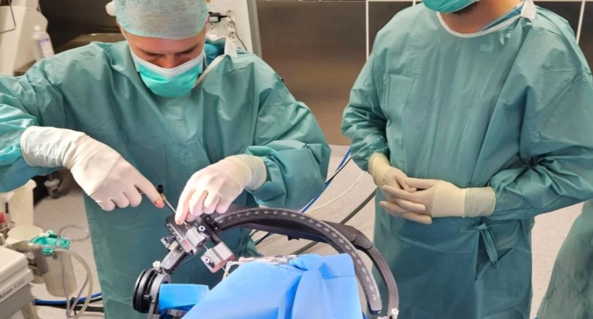 Na zdjęciu fragment operacji w sieradzkim szpitalu / Fot. Urząd Marszałkowski Województwa Łódzkiego