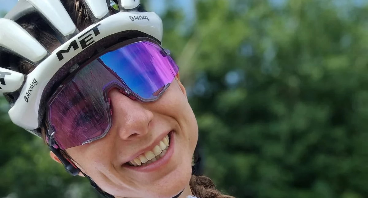 Na zdjęciu Dominika Włodarczyk/fot. UAE Team ADQ 
